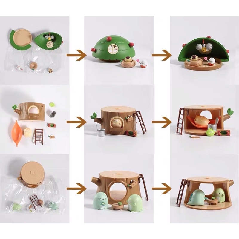 Bộ mô hình nhà cây Sumikko