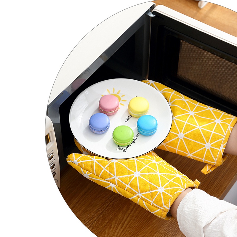 1 Găng Tay Dày Cách Nhiệt Chống Bỏng Dùng Cho Lò Vi Sóng/Lò Nướng