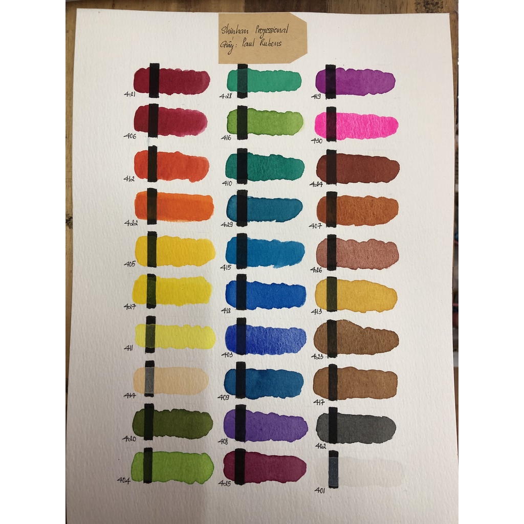 Pocket Shinhan Pro 13/18/24/30 màu 0.5ml/1ml/Pocket Watercolor Shinhan Pro 13/18/24/30 colors 0.5ml/1ml
