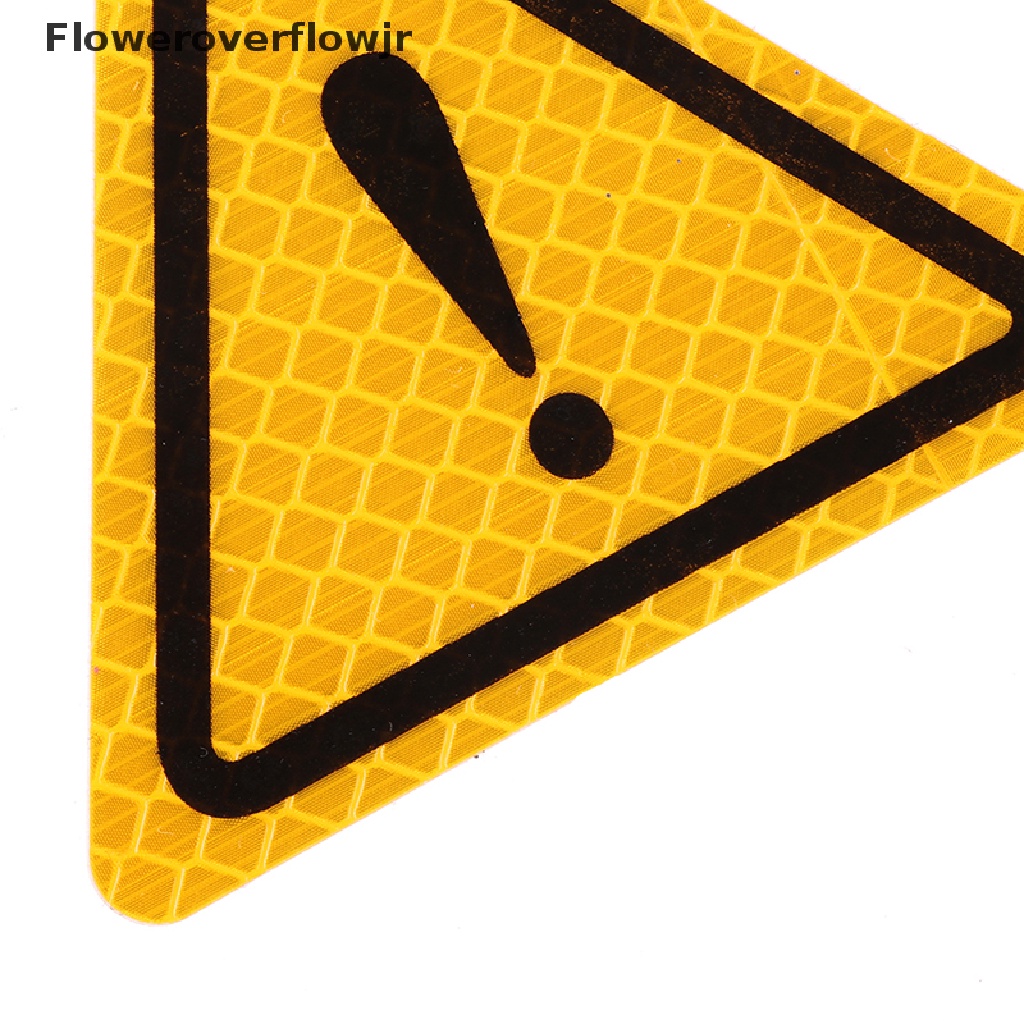 Miếng dán phản quang cảnh báo an toàn hình tam giác cho đuôi xe hơi