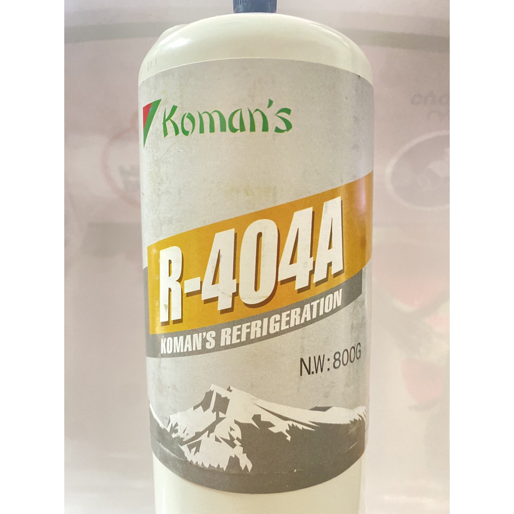 Gas lạnh Koman's R-404A 800G chất lượng