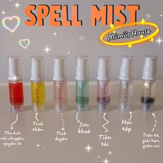 Spell mist đá phong thuỷ - nước hoa tóc và body phong thuỷ