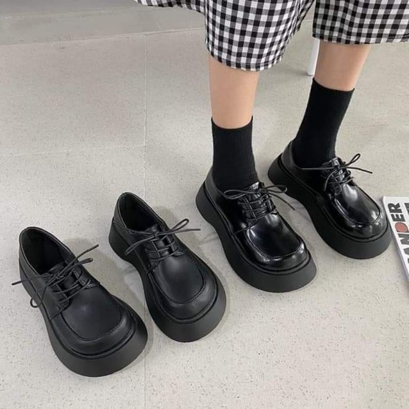 (HÀNG CÓ SẴN - ẢNH THẬT FEEDBACK) BOBBY OXFORD SHOES - GIÀY ULZZANG OXFORD ĐẾ MÓNG BÁNH MÌ