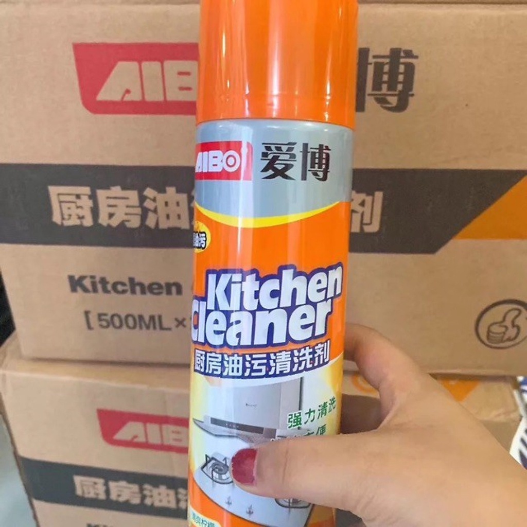 Chai Xịt Tẩy Rửa Đa Năng Kitchen Cleaner 500ml – Tẩy Rửa Nhà Bếp Dạng Bọt - mẫu ngẫu nhiên