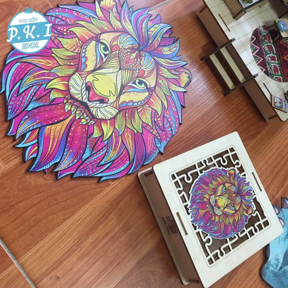 Bộ Xếp Hình PUZZLE  – Hình Con Sư Tử Kỳ Diệu