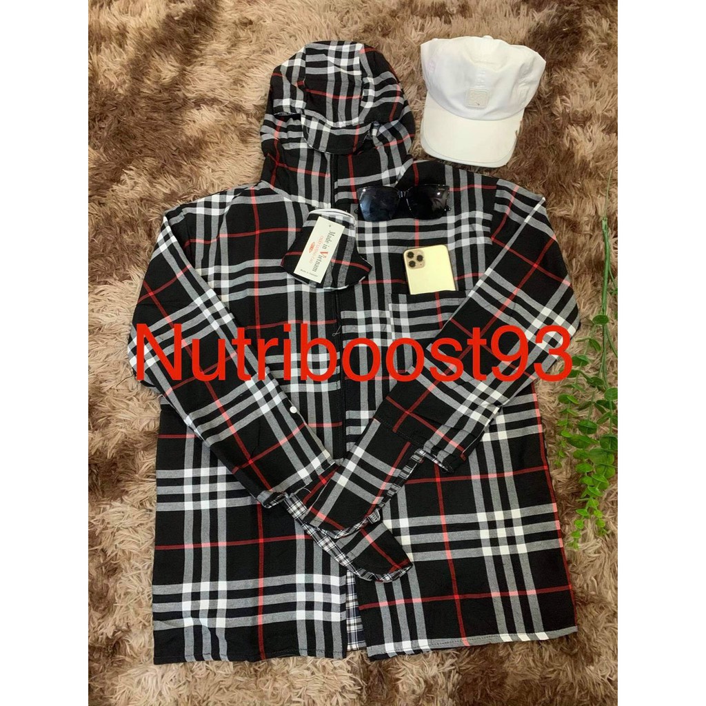 Áo Chống Nắng Nam 2 Lớp Kẻ Caro Có Khẩu Trang-Chống Nắng-Chống Bụi Tuyệt Đối | BigBuy360 - bigbuy360.vn