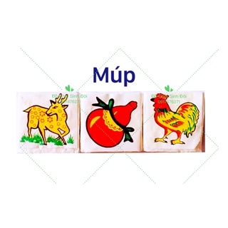 Bộ Cờ Bầu Cua Hột Múp – Bàn giấy,  Xúc Xắc To, bộ cờ giải trí cùng gia đình và ban bè