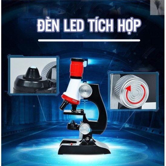 Đồ chơi kính hiển vi quang học cho bé Microscope 1200 x C2121 (RẺ VÔ ĐỊCH)