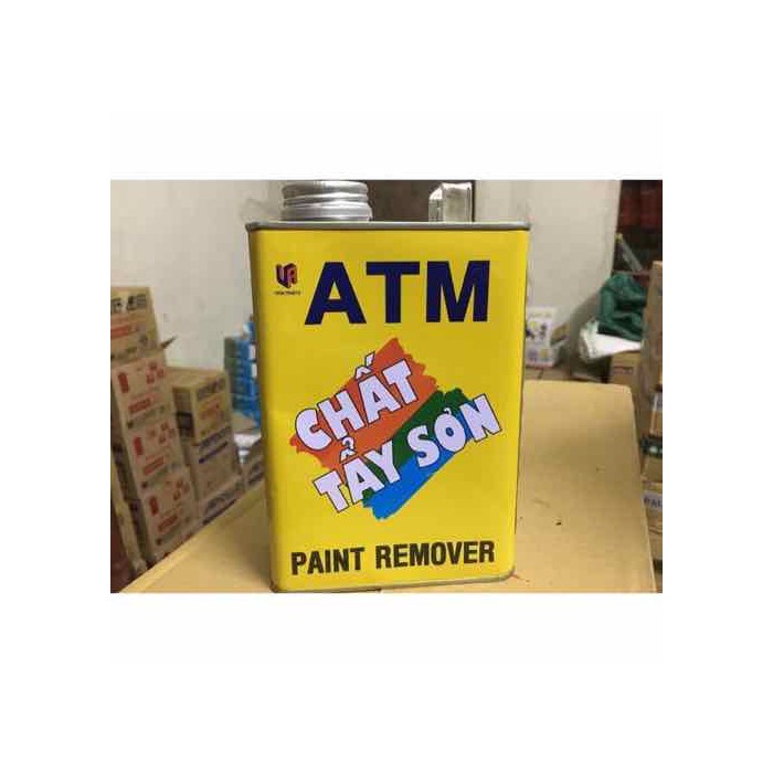 Chất tẩy sơn ATM trên mọi chất liệu 875ml+ Tặng kèm miếng pad chà