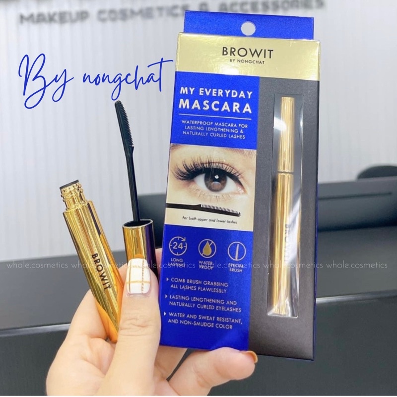 Mascara Browit Nongchat Thái Làm Dày Dài Mi Chuyên Dụng Cho Makeup