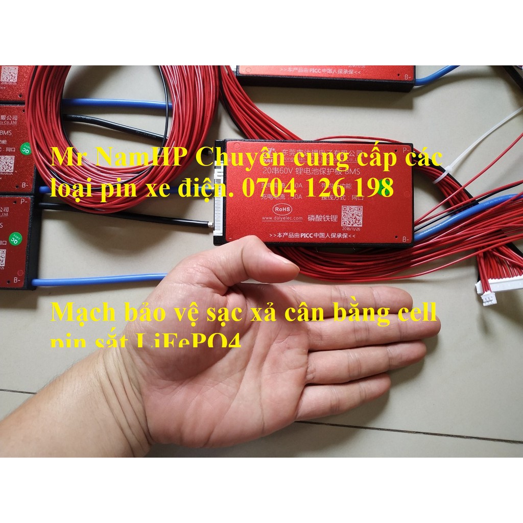 XỊN SÒ -Mạch bảo vệ pin cho pin sắt LiFePo4 -----8S