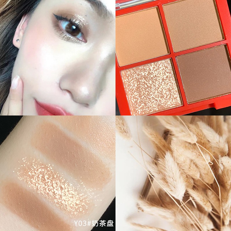 Bảng Phấn Mắt Nhũ Gella's 4 Ô Carro | BigBuy360 - bigbuy360.vn