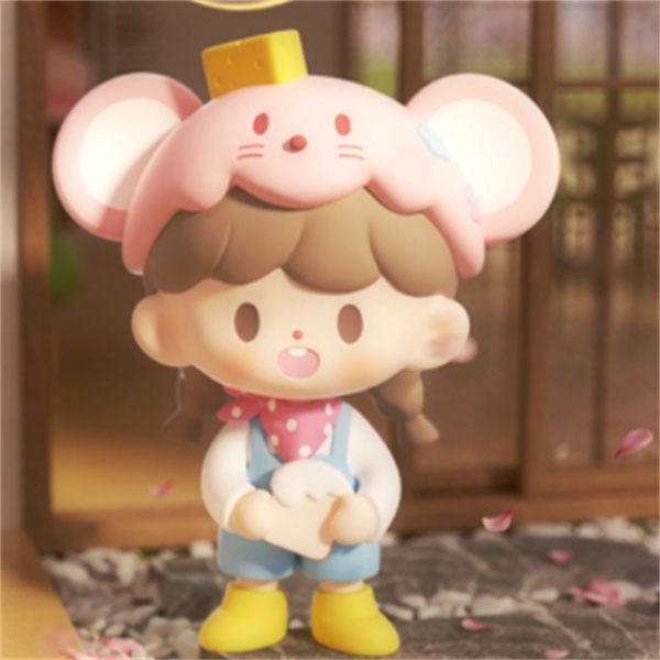 ★Hgtoys★  Búp Bê F.UN Zhuodawawang Hoa Anh Đào Trang Trí Quán Cà Phê Mù Thời Thượng