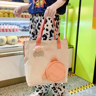 Túi Đeo Chéo Một Bên Vai Bằng Vải Canvas Phong Cách Harajuku Nhật Bản Dành Cho Nữ XcO7