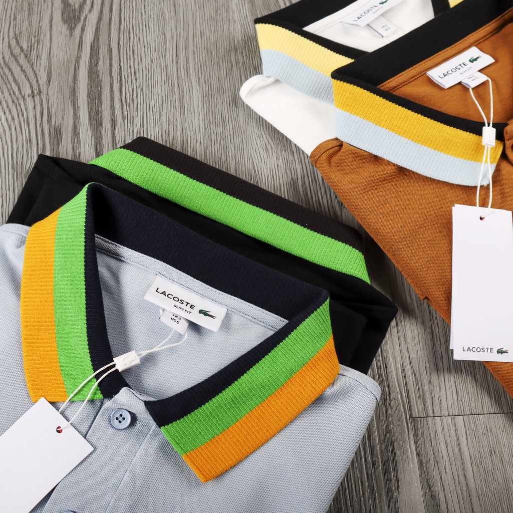 Áo Thun Có Cổ Polo Cá Xấu LINE Viền Cổ tay ngắn Full Pack, tem, tag, code - POLC5