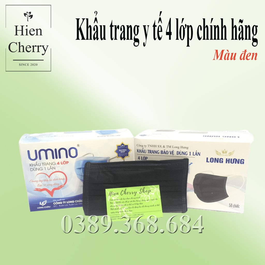 [COMBO 10 HỘP] Khẩu Trang Y Tế 4 Lớp Chính hãng - Hộp 50 cái có logo, đầy đủ giấy tờ, ISO 13485 | BigBuy360 - bigbuy360.vn
