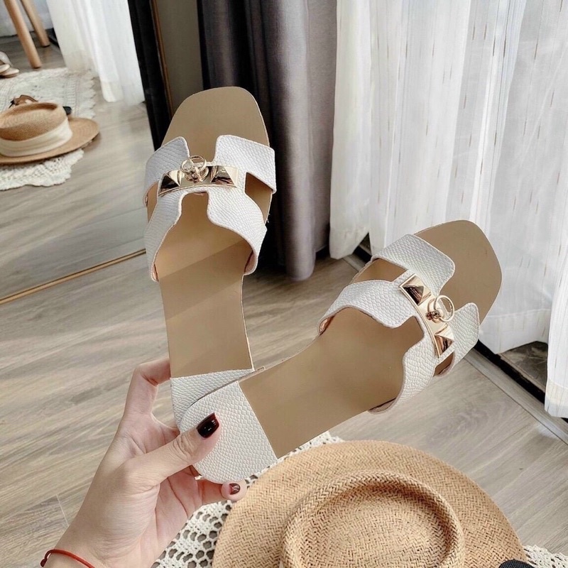 Dép Lê Nữ Chữ H Trơn Phối Màu Siêu Xinh Hàng Đế Đẹp