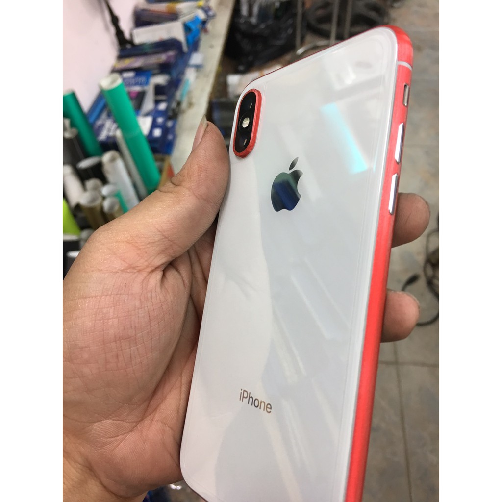 skin dán viền iphone X nhiều màu