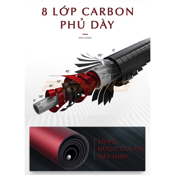 Cần câu tay Handing SHARK 6H