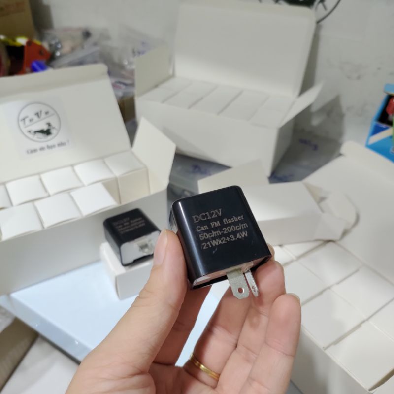 Cục chớp Điện Tử  màu đen cho xinhan led