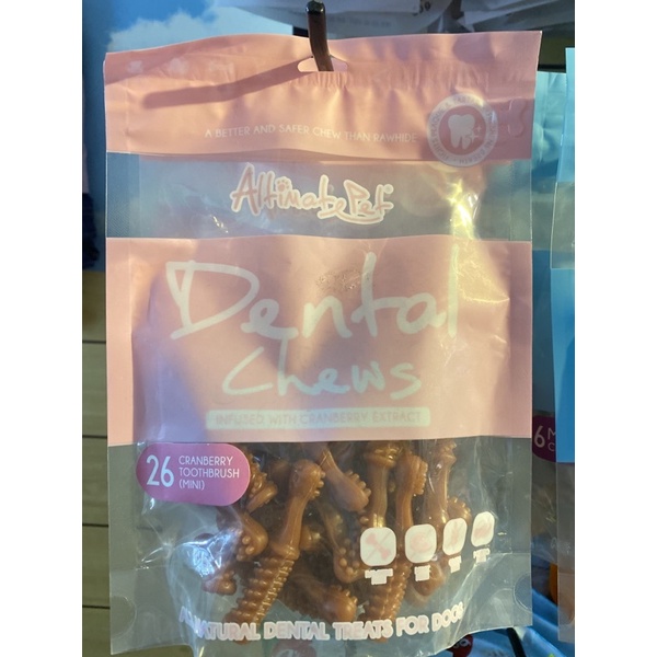 Gặm sạch răng Altimate Pet Dental chews - bàn chải dâu