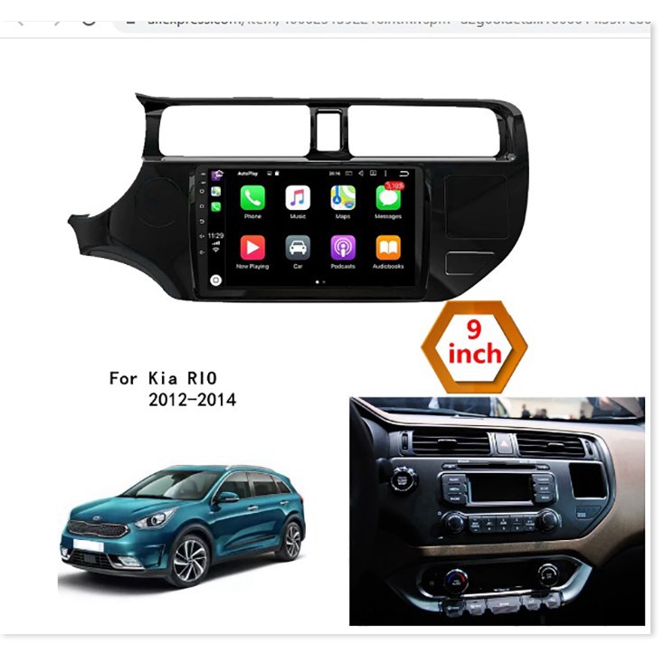 Mặt dưỡng Kia Rio 2015-2017 (9 inch)