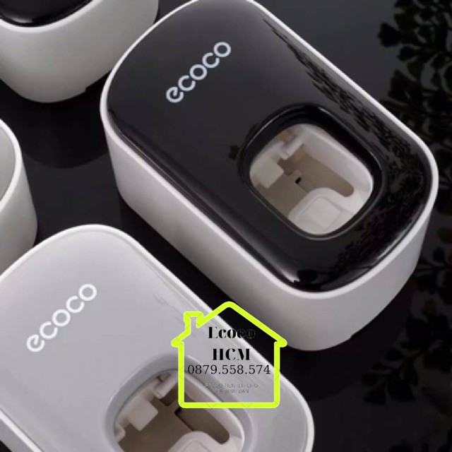 Nhả kem Ecoco đơn mini mẫu mới,Kệ lấy kem đánh răng đựng bàn chải đánh răng đơn ECOCO sang trọng cao cấp