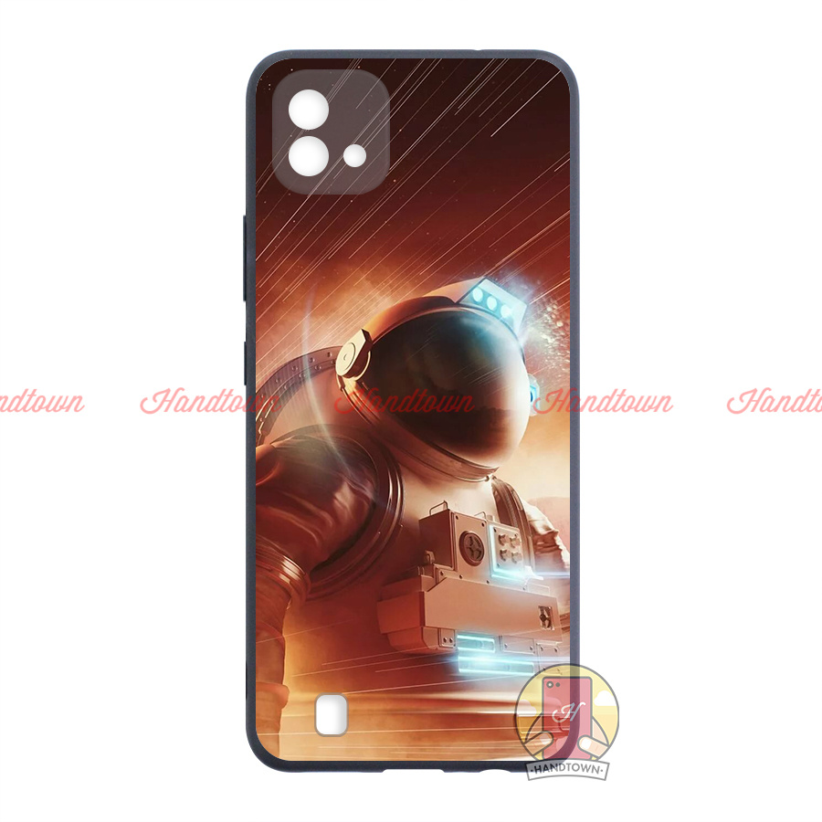 Ốp Lưng Realme C11 2021 TPU Silicon Ốp Dẻo Toàn Bộ Viền Đen In Hình Nhiều Mẫu Chống Sốc Cao Cấp Phần A Handtown
