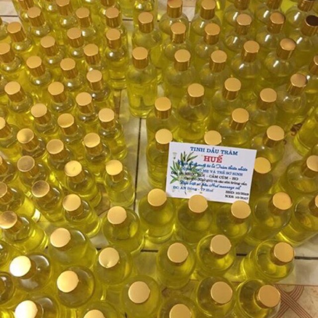 Combo 10 chai tinh dầu tràm Huế lọ tròn 100ml