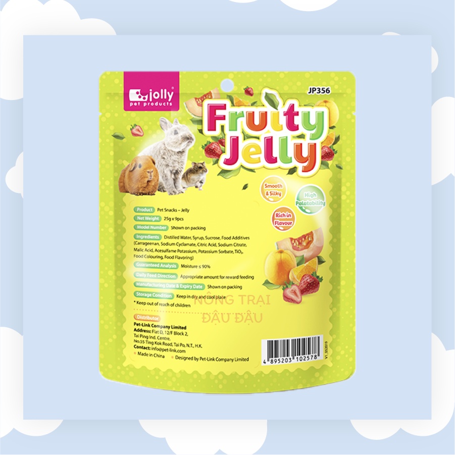 Thạch Trái Cây Thức Ăn Cho Hamster Jolly 25g JP356