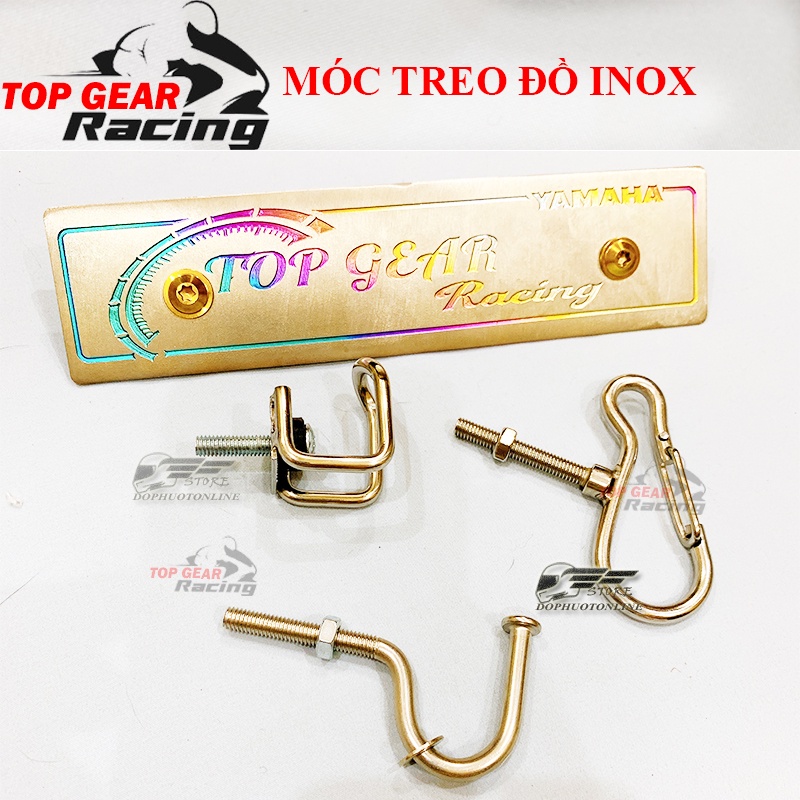 Móc Treo Đồ Xe Máy Inox Chữ U Kẹp Inox 304 10 ly Siêu Dày