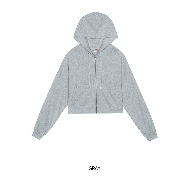 Crop Hood Zip Up SPAO | BigBuy360 - bigbuy360.vn