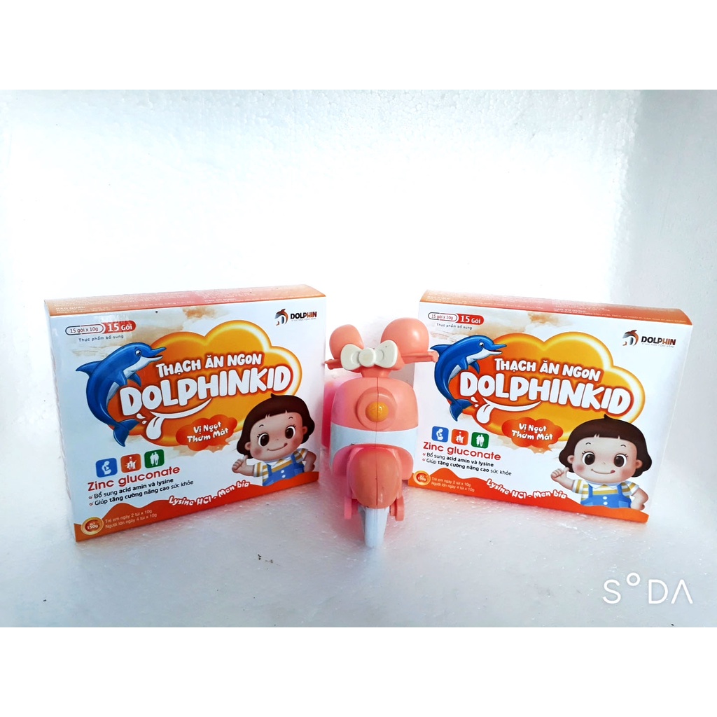 Thạch ăn ngon DOLPHINKID, giúp ăn ngon và tăng cường sức đề kháng