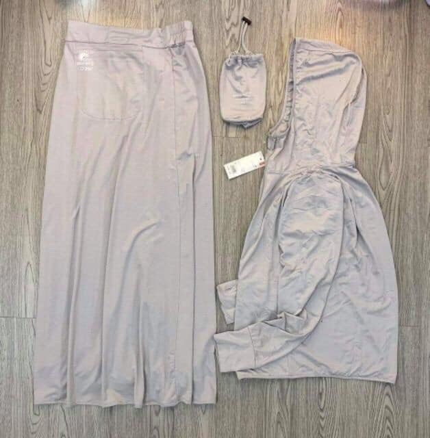 SET (Áo + Váy) Chống Nắng ⚡️FREESHIP⚡️ Chất Liệu Thun Thông Hơi- Chống Nắng- làm Mát | BigBuy360 - bigbuy360.vn