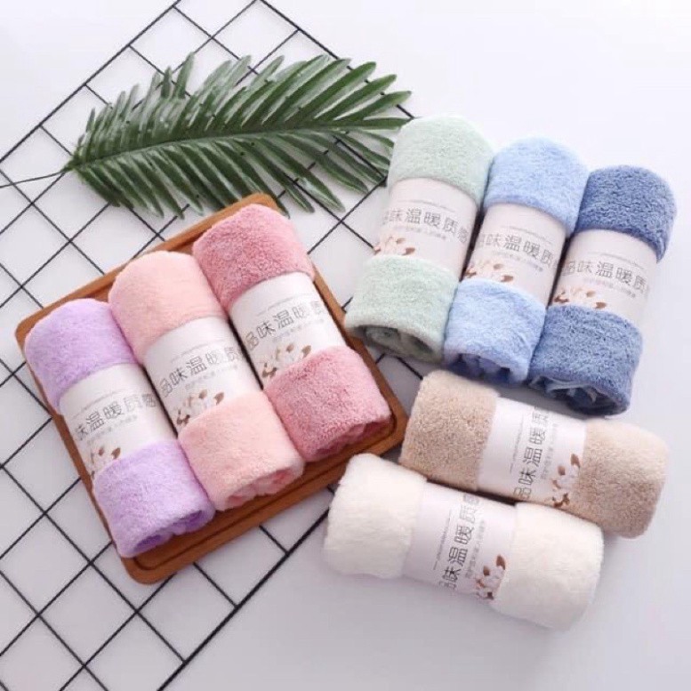 KHĂN MẶT LÔNG CỪU SIÊU MỀM MỊN TRƠN. ĐTCA