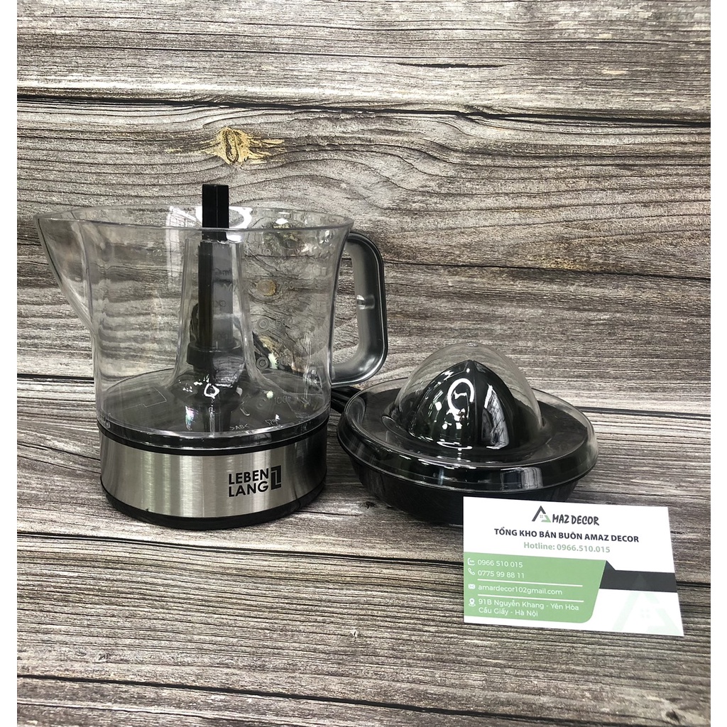 Máy vắt cam LEBENLANG hàng thương hiệu Đức máy vắt cam tự động 2 chiều nhỏ gọn dung tích 700ml - LB389