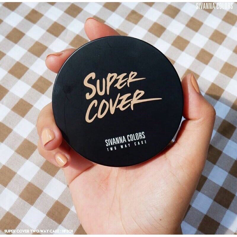 Phấn phủ nén Sivanna super Cover HF201