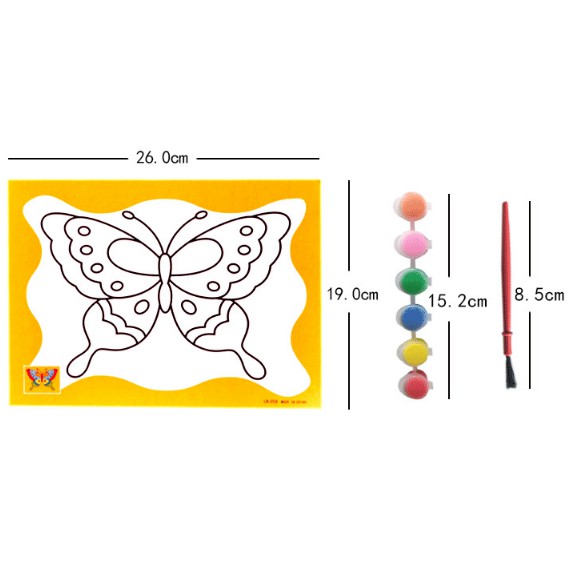 Bộ Vẽ Tranh Màu Nước Cho Bé, Bộ Đồ Chơi Cho Bé Tập Tô Màu, Giấy Cọ Vẽ Đồ Chơi Giáo Dục 02017