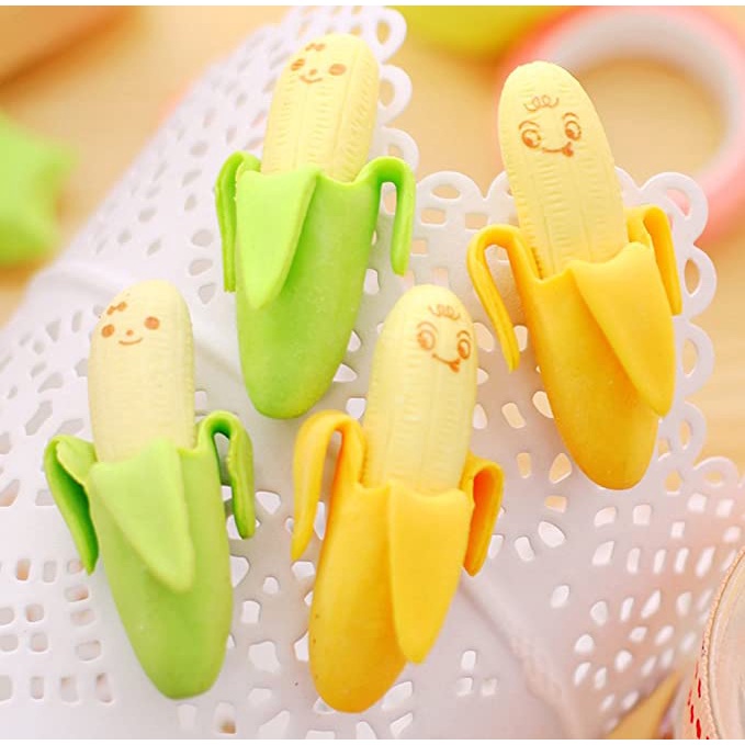 2 Cục Tẩy Hình Quả Chuối Dễ Thương
