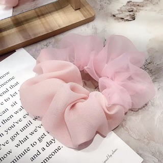🌟Chun cột tóc Scrunchie mẫu mới,scrunchies 2 mầu