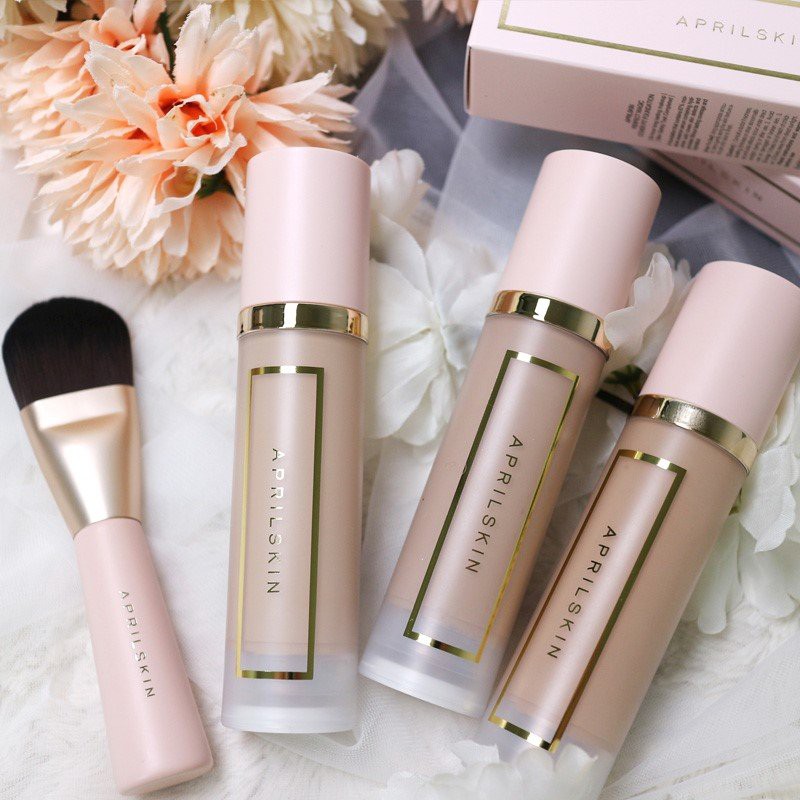 [Date 09/2022]Kem Nền Che Phủ Hoàn Hảo, Lâu Trôi AprilSkin Perfect Cover Fit Foundation 32ml _ Aprilskin Chính Hãng