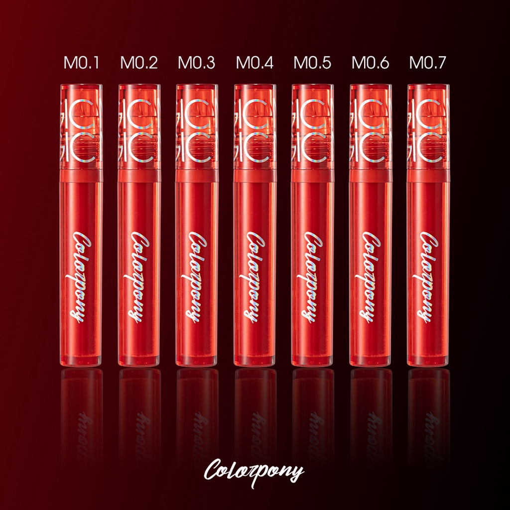 Son Kem Lì Matte Colorpony 5g - Red Magic Stick Velvet Matte - Son Mềm Mịn Bền Màu Lâu Trôi