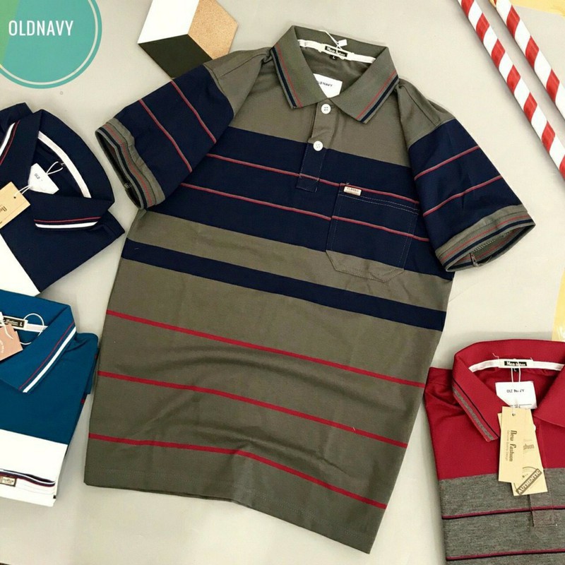 Áo POLO  Thun Nam Trung Niên Có Túi Cao Cấp - Áo polo nam Big Size