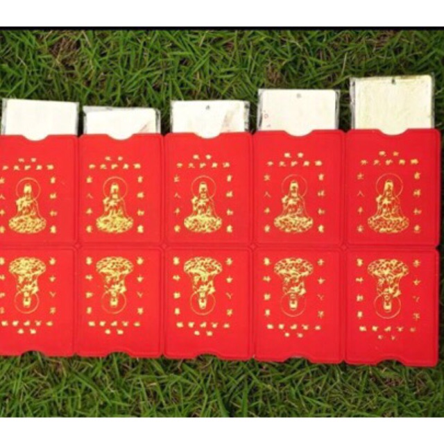 100 miếng vàng lá Quan Âm bình an và tài lộc