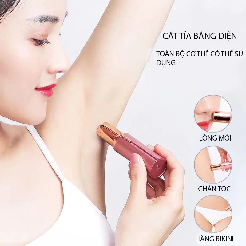 Máy Cạo Lông Mini Cạo Râu, Chân Mày, … Siêu Nhỏ Gọn Tiện Lợi