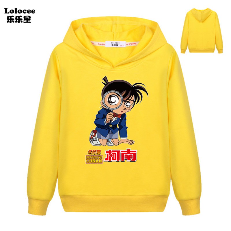 Áo Hoodies Hình Thám Tử Lừng Danh Conan Cho Bé Trai