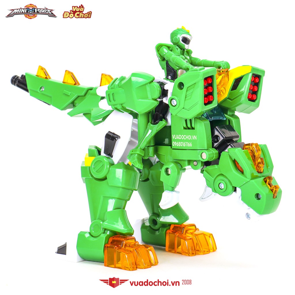 Lực Lượng Nhí 🛡 MINI FORCE 2 🛡 Khủng long T-Rex Tên lửa và siêu nhân Jacky nhanh nhẹn 🦸‍♂️