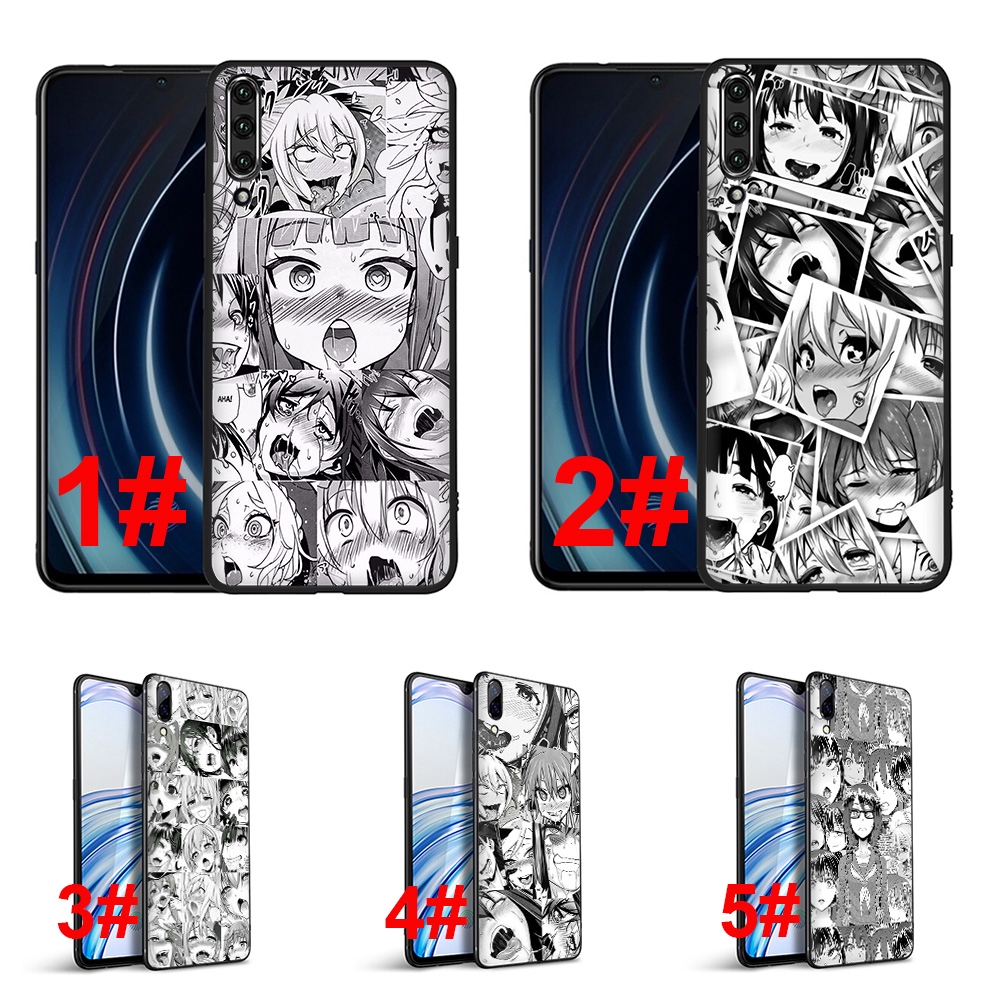 Ốp điện thoại silicon mềm 121f hình ahegao anime cho vivo y11 y17 y53 y55s y69 y71 y81s y91c y5s y91 y93 y95 u3
