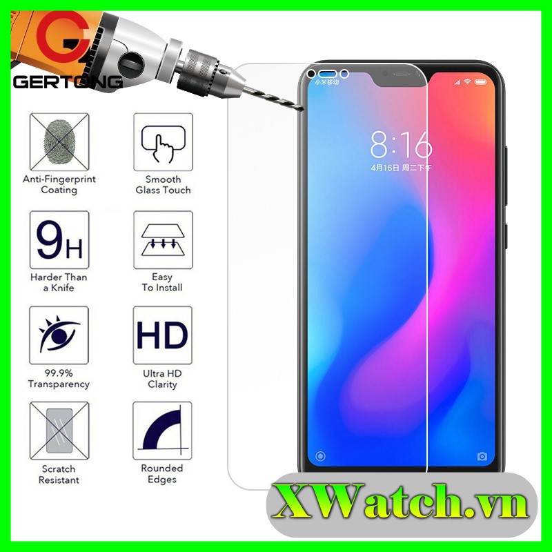 Cường lực 2.5D Xiaomi Mi play Redmi 5 Redmi 5plus Note5 Note5pro Redmi 6pro Mi6x Mi A2 Redmi S2 Poco F1 Note 6 pro