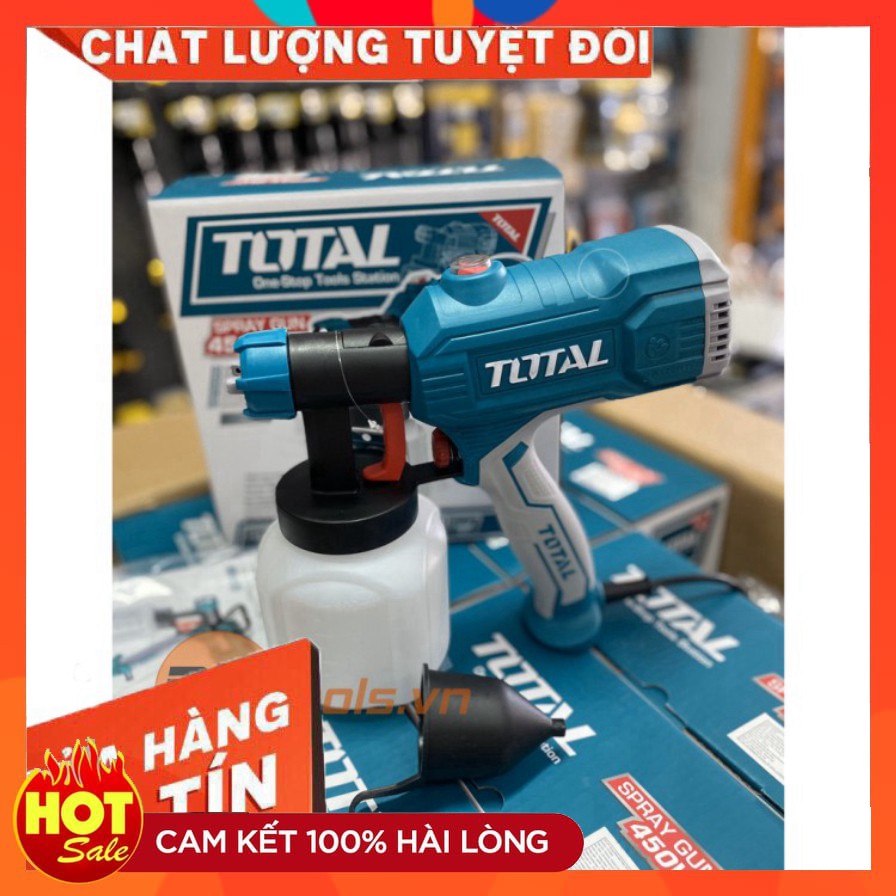 [chính hãng] Máy phun sơn bằng điện 450W Total TT3506 (cải tiến 2020) nguyên zin nhé các bác [cam kết chất lượng]